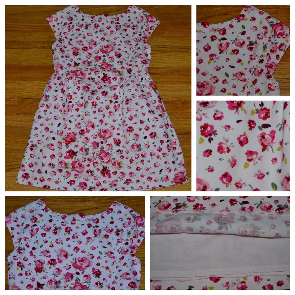 Girls GAP Kids floral dress, size S 6-7